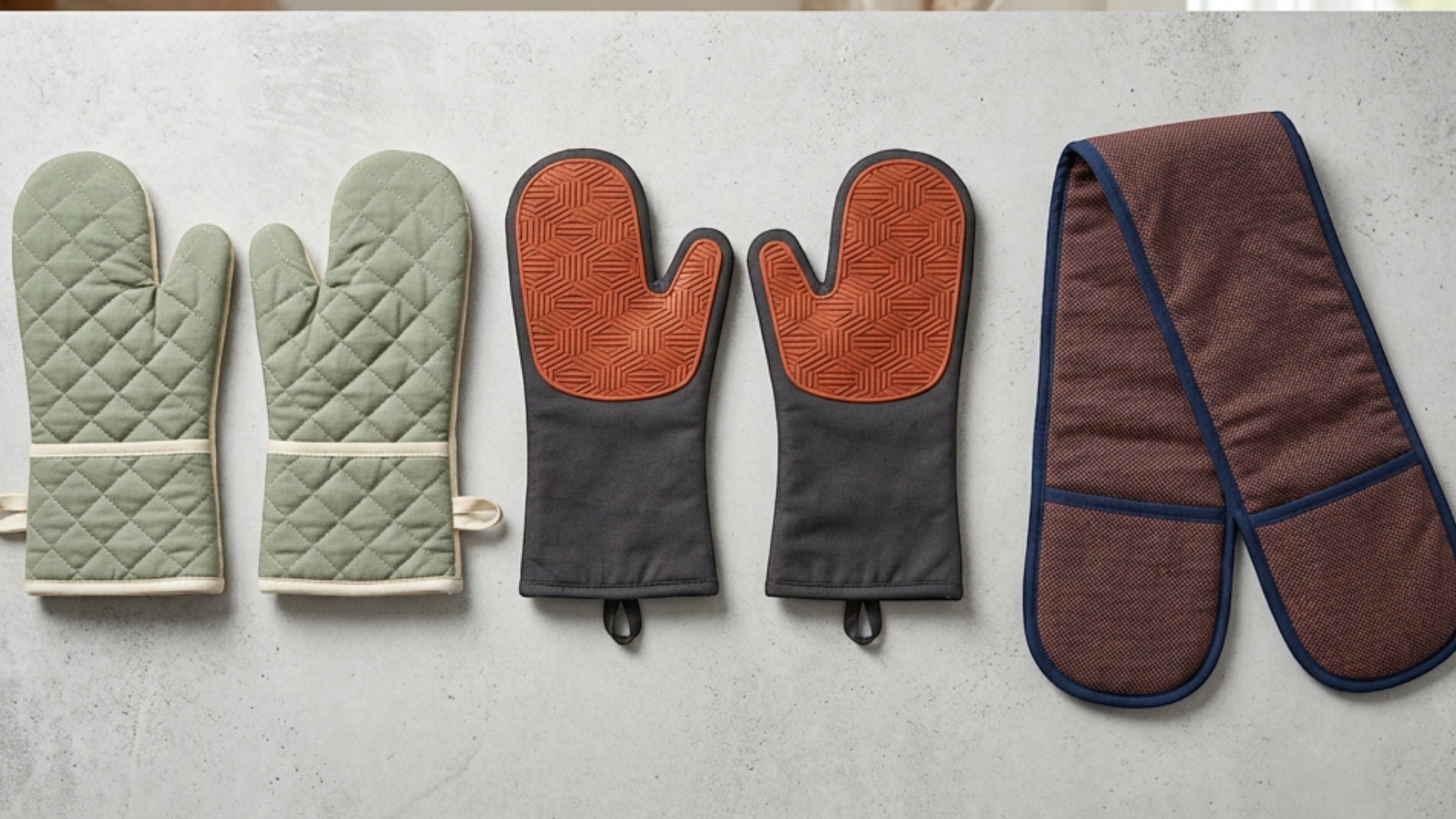 Yomur Oven Mitts and Heat-Handling Kitchen Textiles